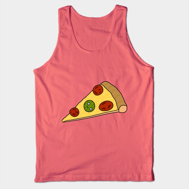 funny piece of pizza Tank Top by kexa